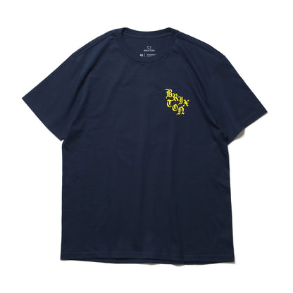 BRIXTON / BE KIND S/S STANDARD TEE (WASHED NAVY)