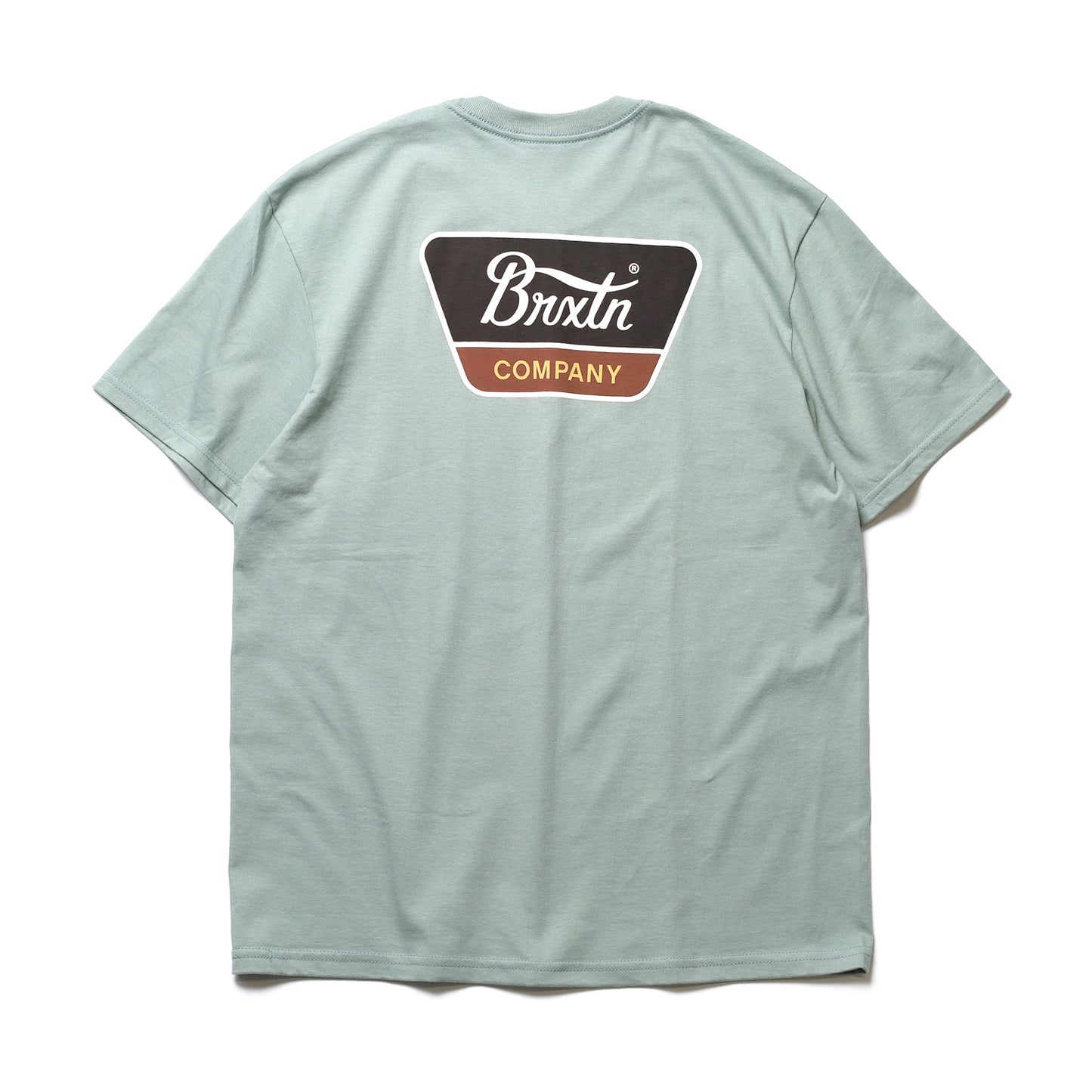 BRIXTON / LINWOOD STANDARD TEE (CHINOIS GREEN/WASHED BLACK/OFF WHITE)