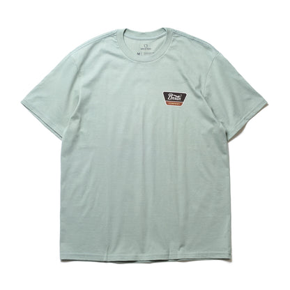 BRIXTON / LINWOOD STANDARD TEE (CHINOIS GREEN/WASHED BLACK/OFF WHITE)