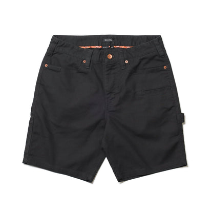 BRIXTON / BUILDERS CARPENTER SHORT (WASHED BLACK)