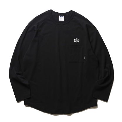 BLUCO / RAGLAN L/S TEE -HEX- (BLACK)