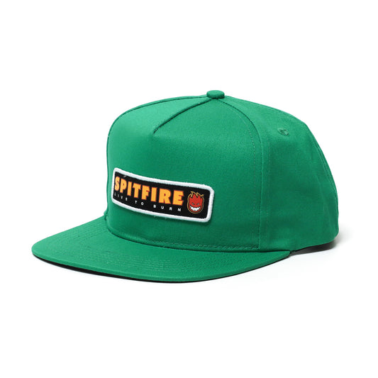 SPITFIRE / LTB PATCH SNAPBACK CAP (GREEN)