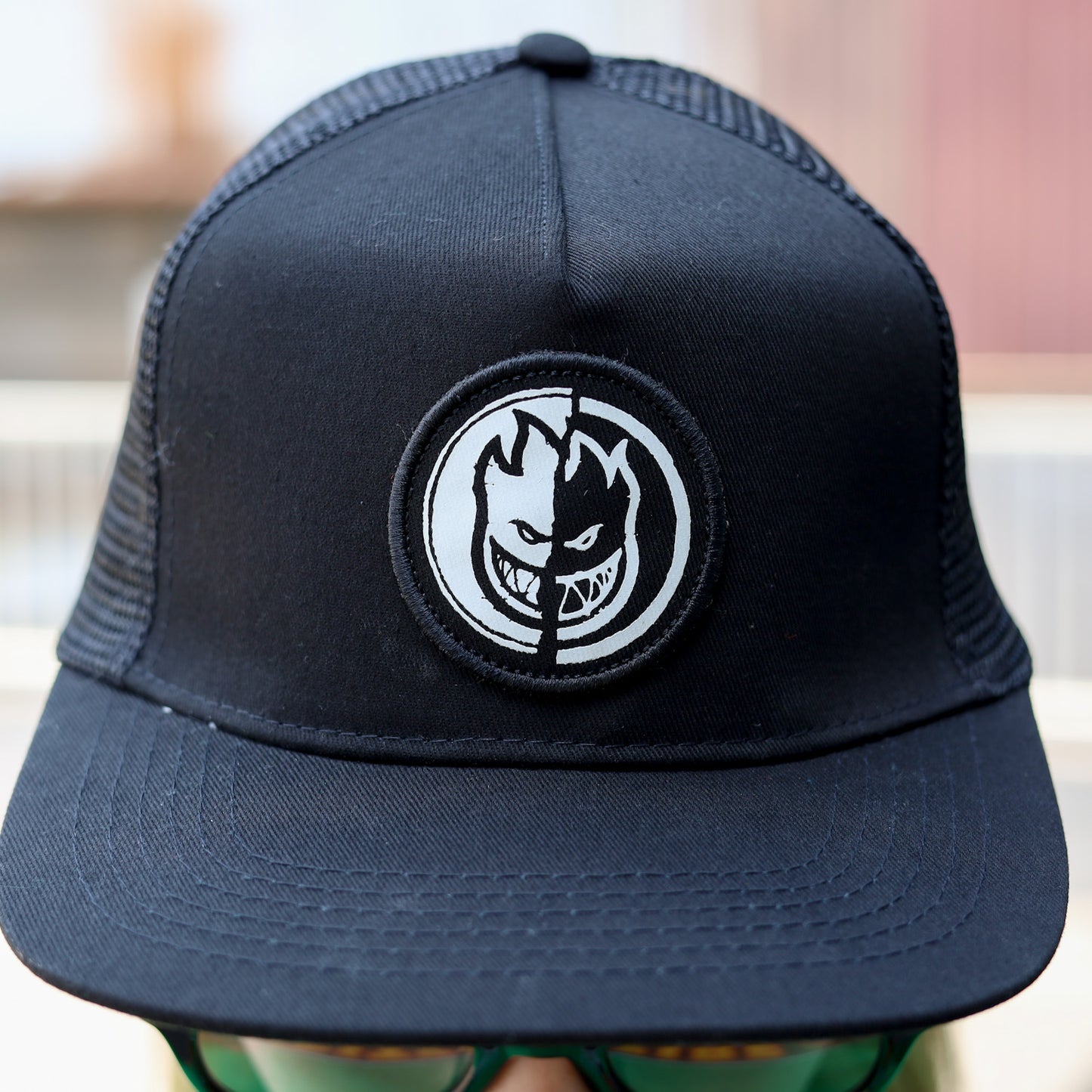 SPITFIRE / YIN YANG SNAPBACK CAP (BLACK)