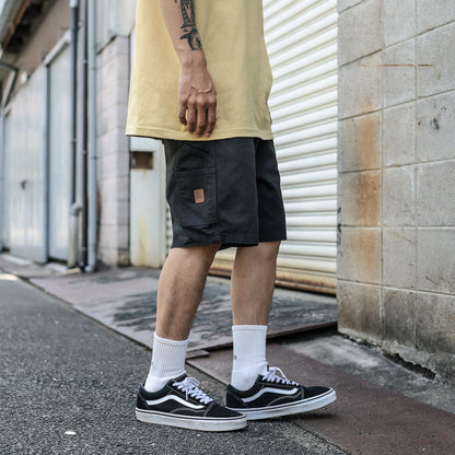 BRIXTON / BUILDERS CARPENTER SHORT (WASHED BLACK)