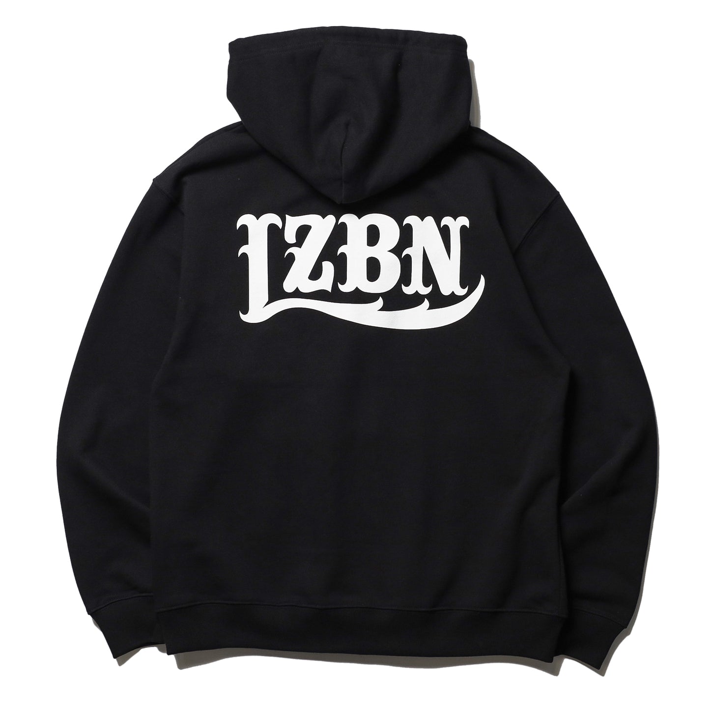LZBN / LZBN LOGO LIGHTWEIGHT ZIP HOODIE (BLACK)