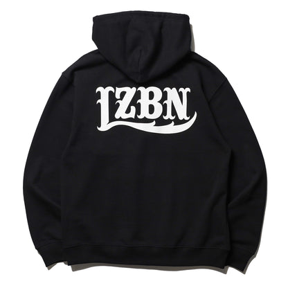 LZBN / LZBN LOGO LIGHTWEIGHT ZIP HOODIE (BLACK)