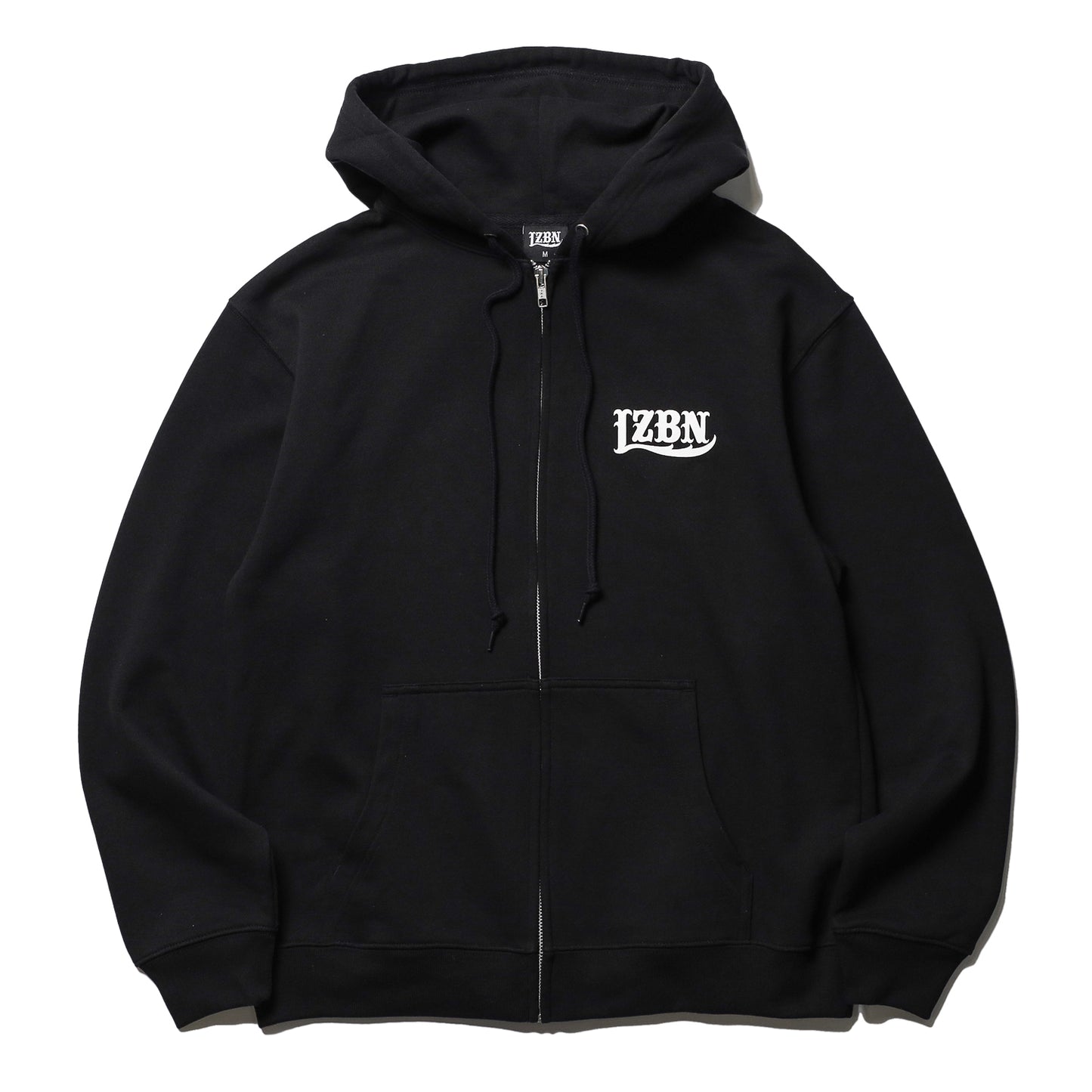 LZBN / LZBN LOGO LIGHTWEIGHT ZIP HOODIE (BLACK)