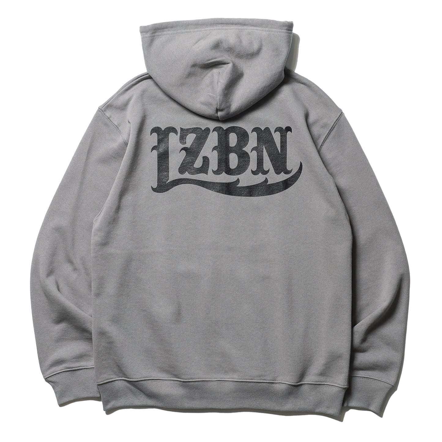 LZBN / LZBN LOGO LIGHTWEIGHT ZIP HOODIE (GREY)