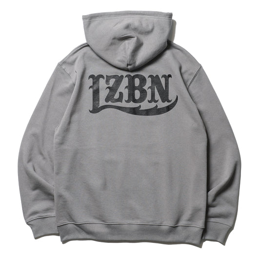 LZBN / LZBN LOGO LIGHTWEIGHT ZIP HOODIE (GREY)