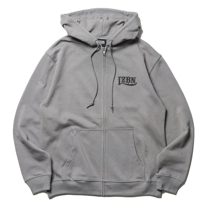 LZBN / LZBN LOGO LIGHTWEIGHT ZIP HOODIE (GREY)