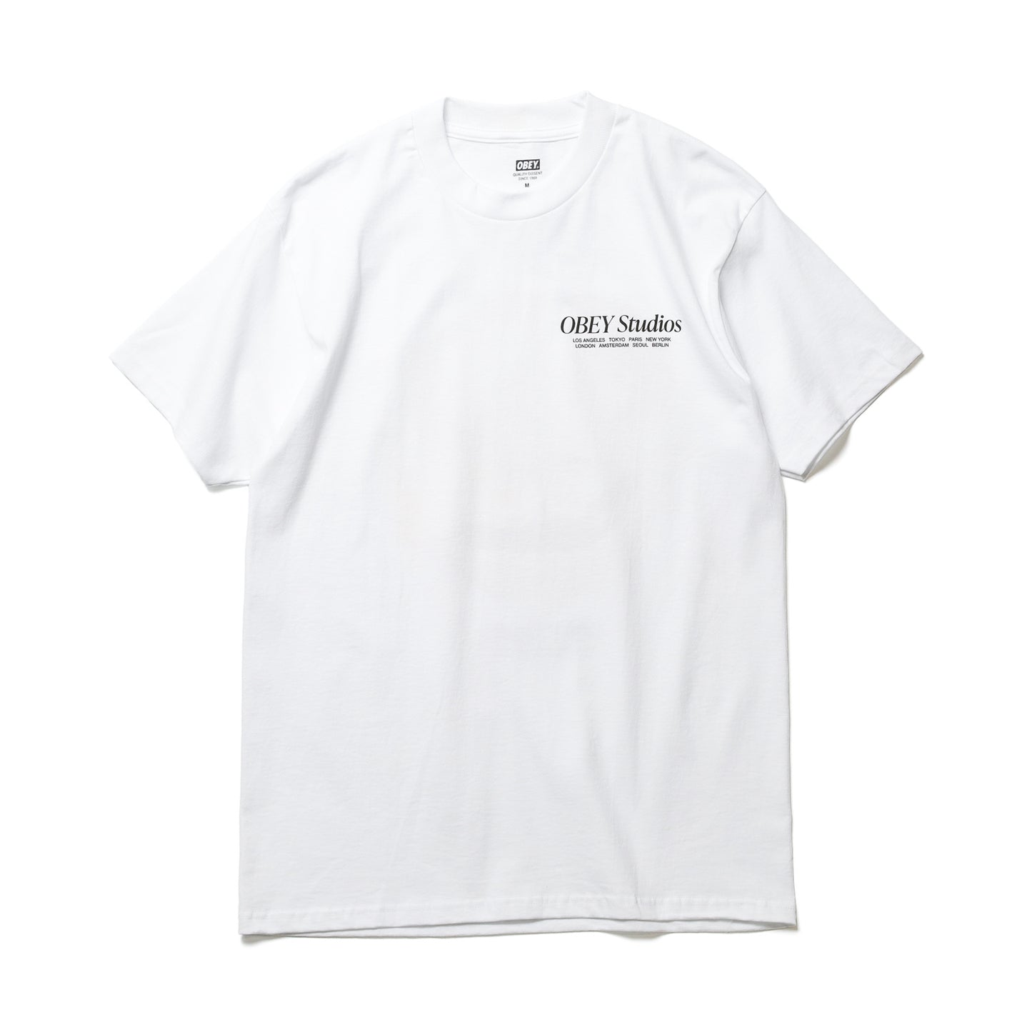 OBEY / OBEY VISUAL FOOD FOR YOUR MIND CLASSIC TEE (WHITE)