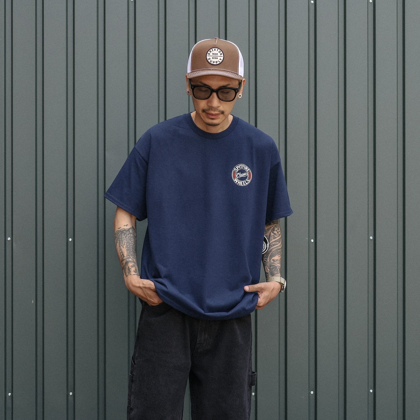 SPITFIRE / FLYING CLASSIC TEE (NAVY)
