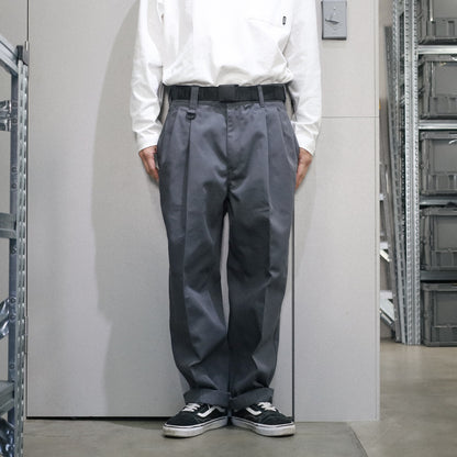 BLUCO / 2-TUCK WORK PANTS (GRAY)