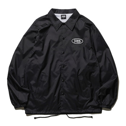 LZBN / OVAL PATCH NYLON COACH JACKET (BLACK)