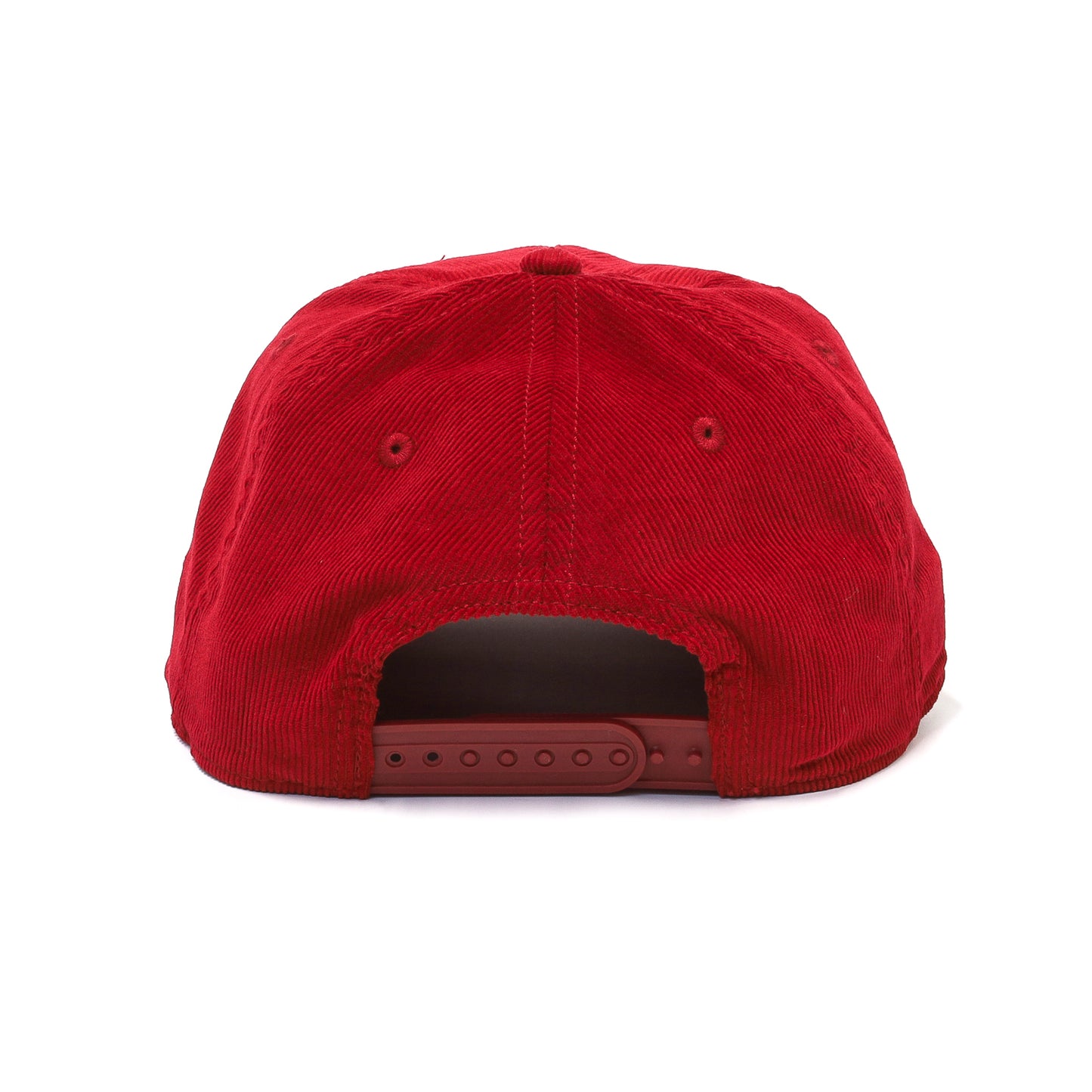LZBN / OVAL PATCH CORDUROY SNAPBACK CAP (CARDINAL)