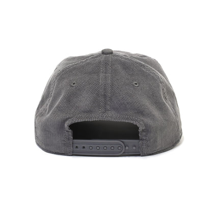 LZBN / OVAL PATCH CORDUROY SNAPBACK CAP (GREY)