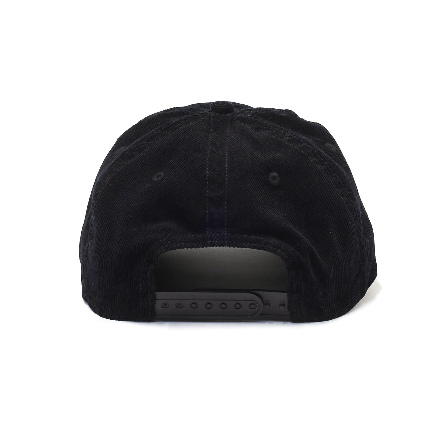LZBN / OVAL PATCH CORDUROY SNAPBACK CAP (BLACK)