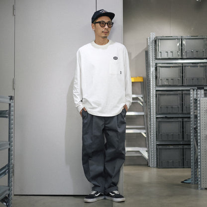 BLUCO / 2-TUCK WORK PANTS (GRAY)