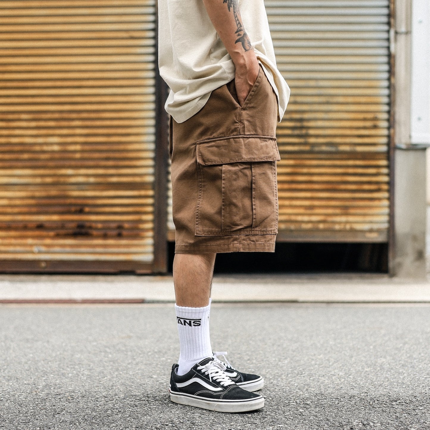 VANS / RANGE CARGO LOOSE SHORT (COFFEE)