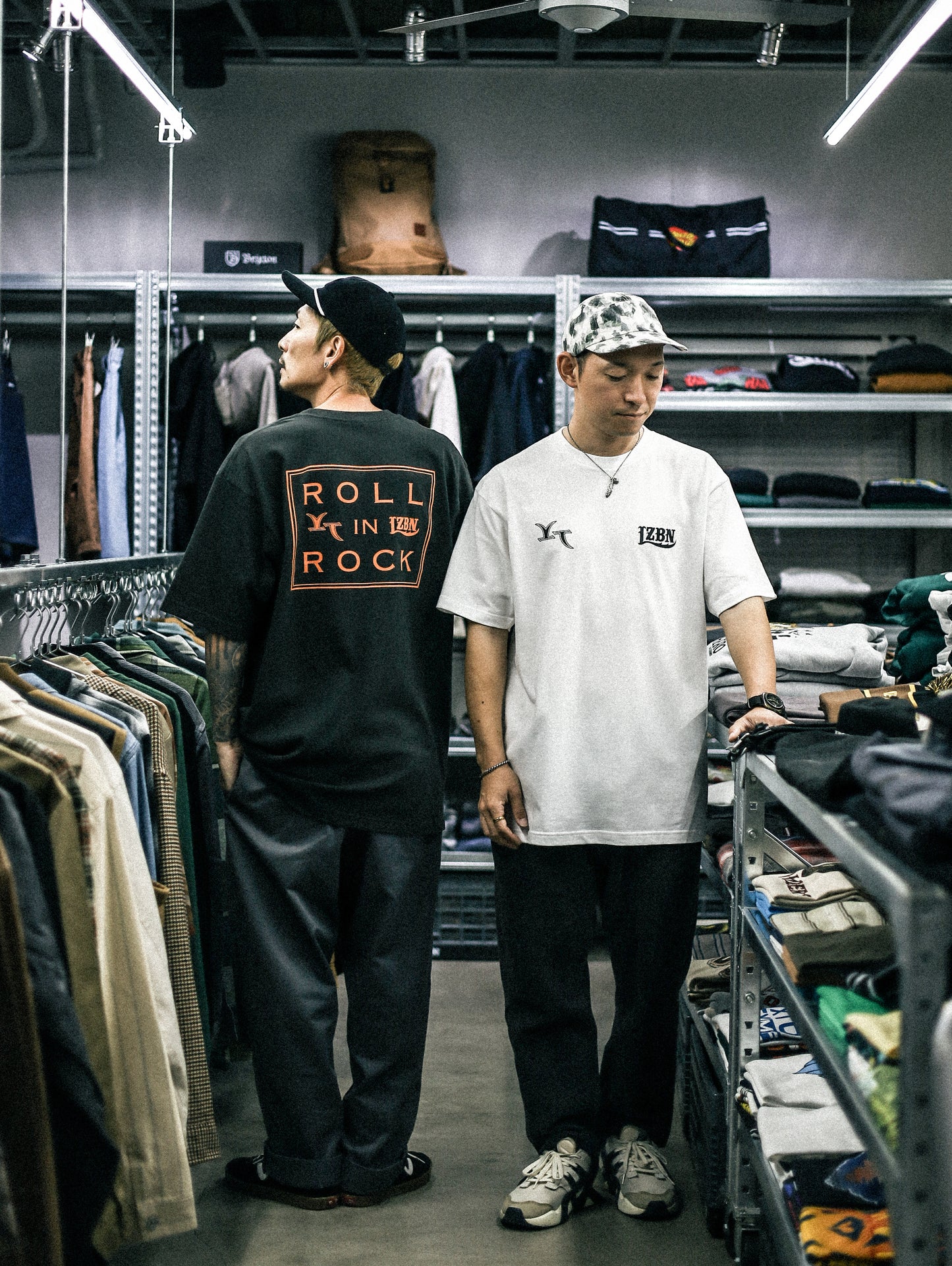 LZBN / ROLL IN ROCK VOL.7 RIR LOGO S/S TEE (SMOKE BLACK)
