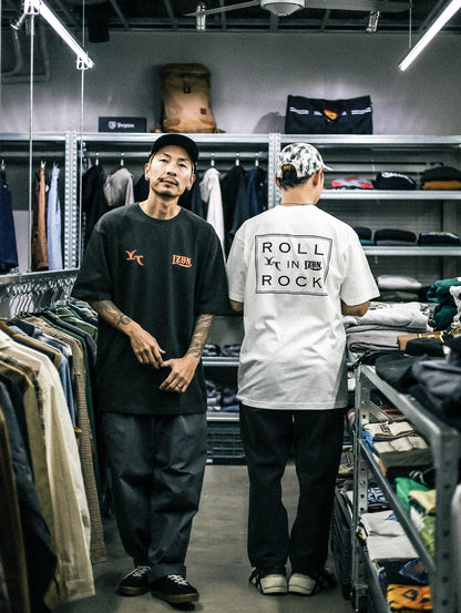 LZBN / ROLL IN ROCK VOL.7 RIR LOGO S/S TEE (SMOKE BLACK)