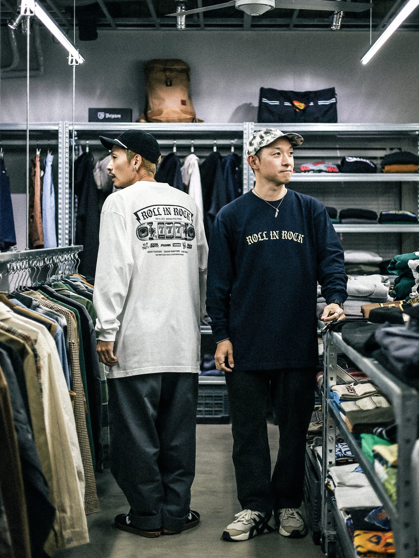 LZBN / ROLL IN ROCK VOL.7 777  L/S TEE (WHITE)