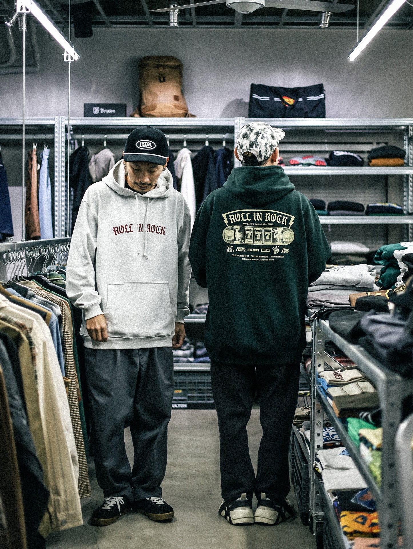 LZBN / ROLL IN ROCK VOL.7 777 PULLOVER HOODIE (DARK GREEN)