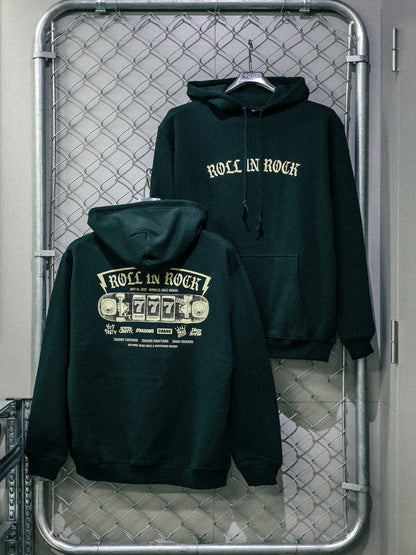 LZBN / ROLL IN ROCK VOL.7 777 PULLOVER HOODIE (DARK GREEN)