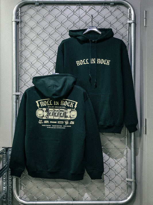 LZBN / ROLL IN ROCK VOL.7 777 PULLOVER HOODIE (DARK GREEN)