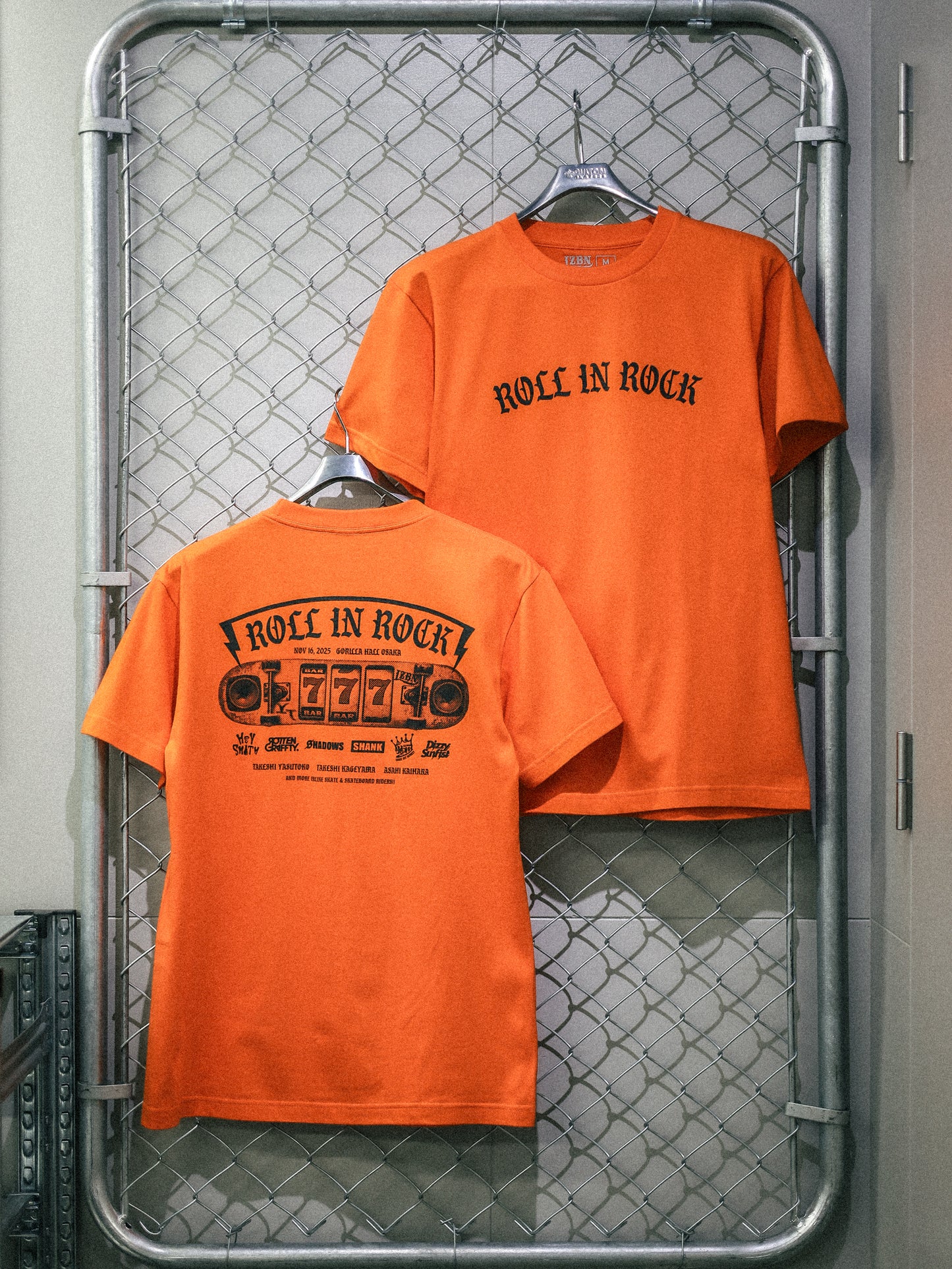 LZBN / ROLL IN ROCK VOL.7 777 S/S TEE (ORANGE)
