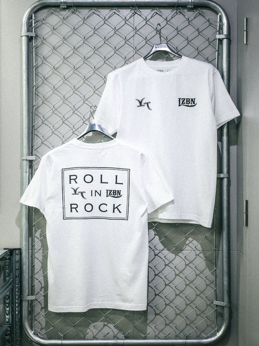 LZBN / ROLL IN ROCK VOL.7 RIR LOGO S/S TEE (WHITE)