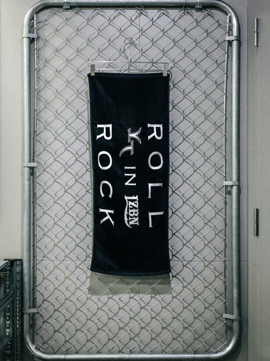 LZBN / ROLL IN ROCK VOL.7 RIR LOGO TOWEL (BLACK)
