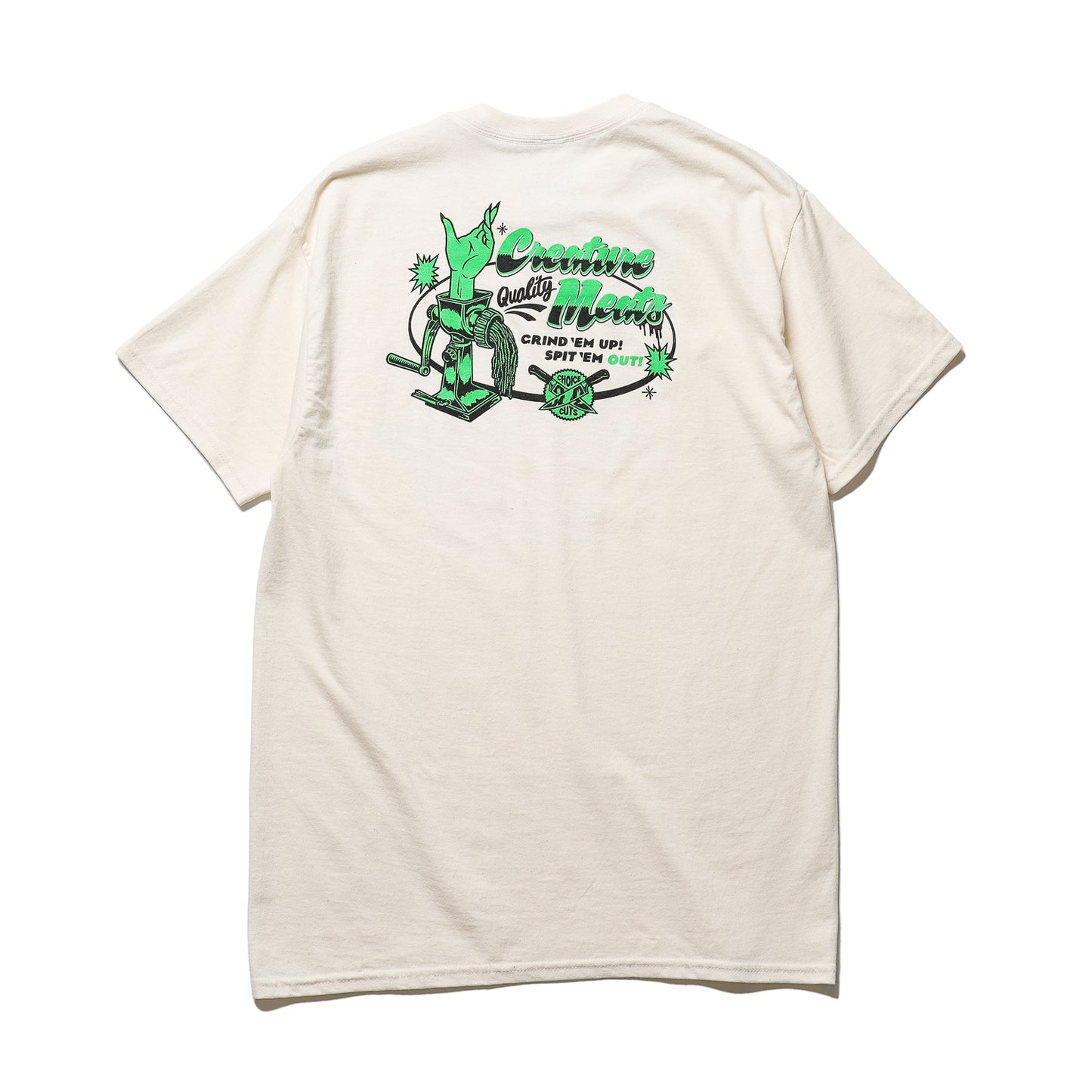 CREATURE / MEAT GRINDER S/S TEE (NATURAL)