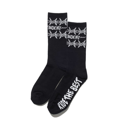INDEPENDENT / BRATRUD NOTEBOOK MENS INDEPENDENT SOCKS (BLACK)