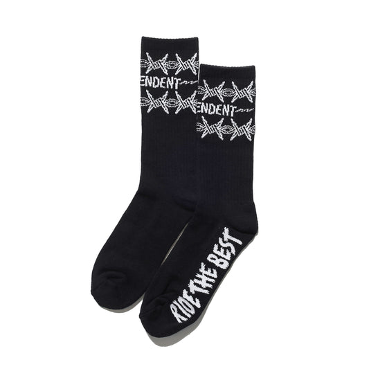 INDEPENDENT / BRATRUD NOTEBOOK MENS INDEPENDENT SOCKS (BLACK)