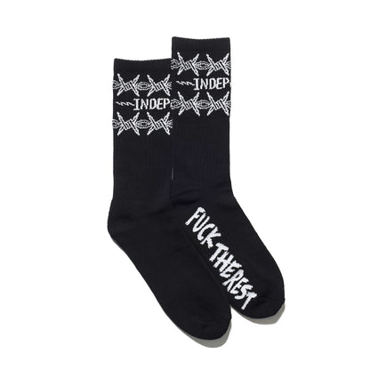 INDEPENDENT / BRATRUD NOTEBOOK MENS INDEPENDENT SOCKS (BLACK)