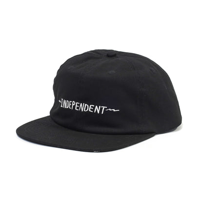 INDEPENDENT / BRATRUD NOTEBOOK SNAPBACK CAP (BLACK)