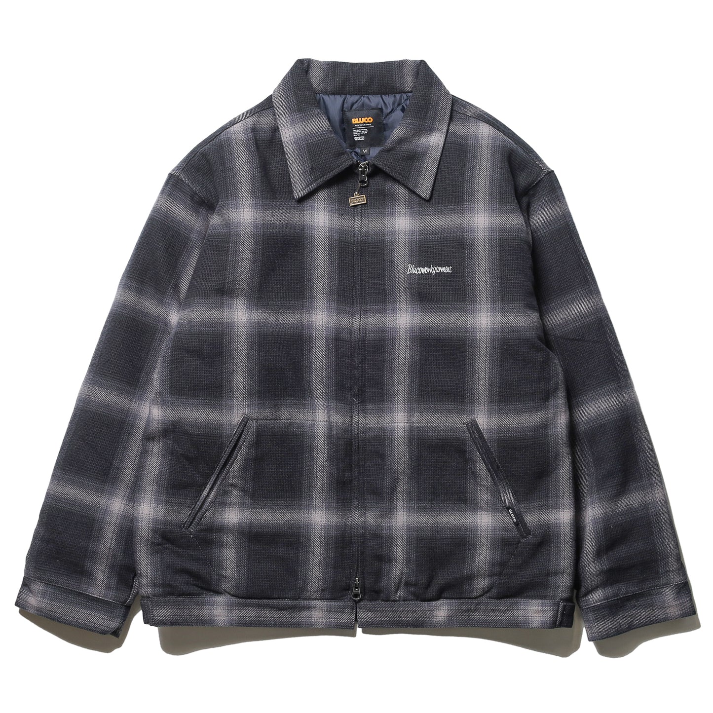 BLUCO / OMBRE CHECK WINTER WORK JACKET (BLACK)