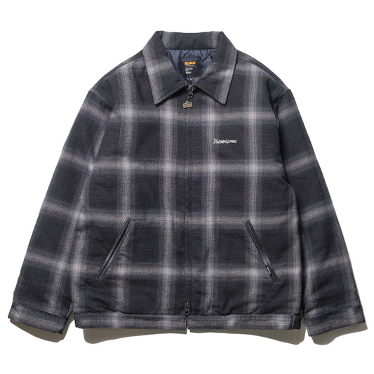 BLUCO / OMBRE CHECK WINTER WORK JACKET (BLACK)