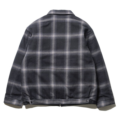 BLUCO / OMBRE CHECK WINTER WORK JACKET (BLACK)