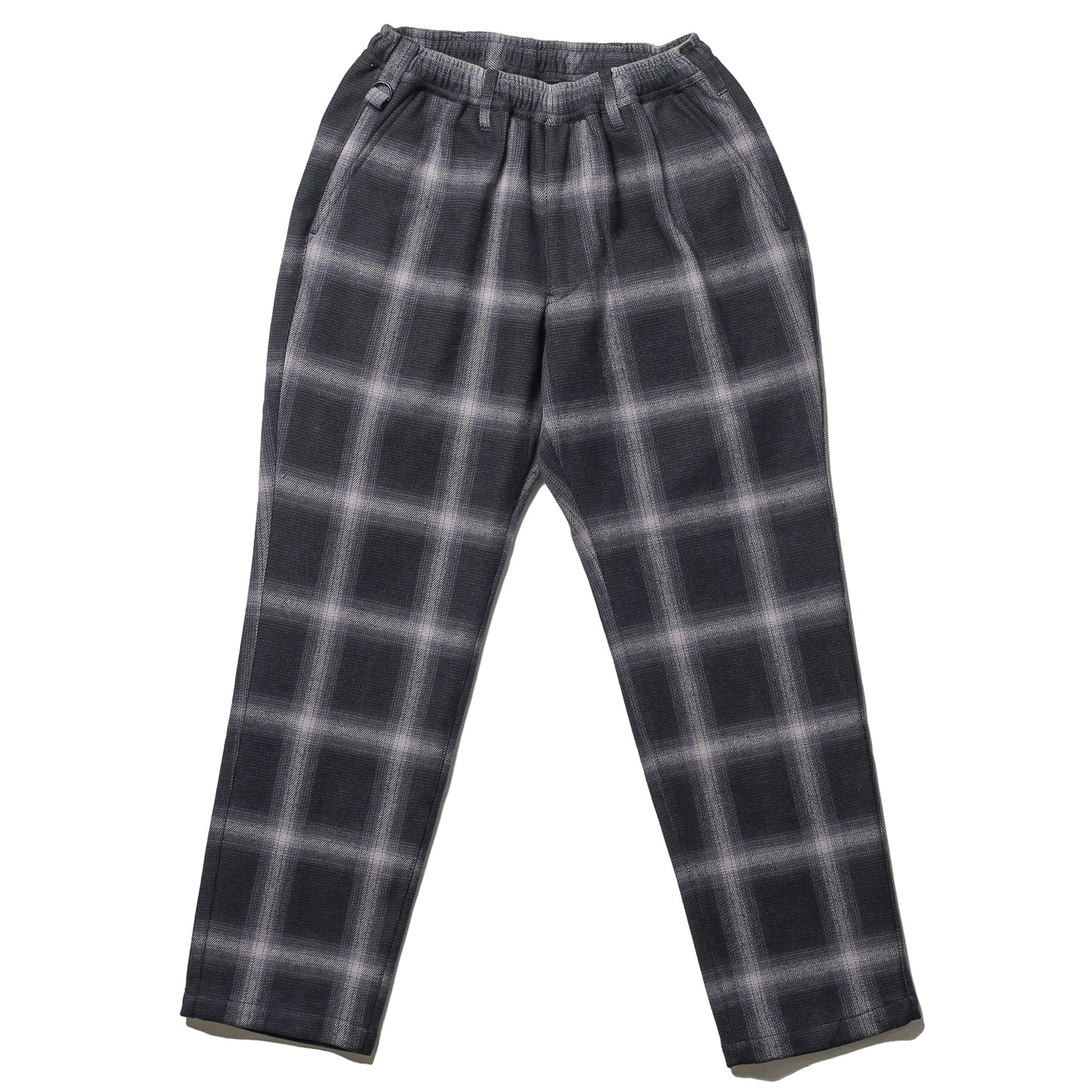 BLUCO / OMBRE CHECK WARM EASY PANTS (BLACK)