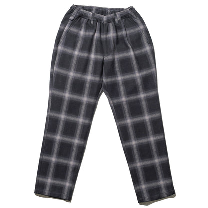 BLUCO / OMBRE CHECK WARM EASY PANTS (BLACK)
