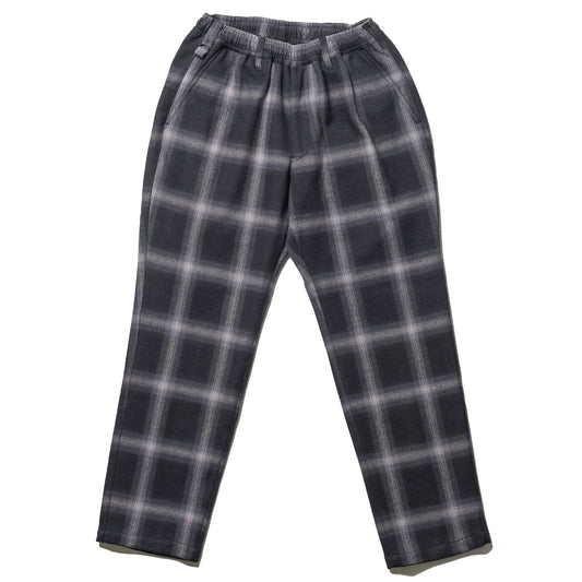 BLUCO / OMBRE CHECK WARM EASY PANTS (BLACK)
