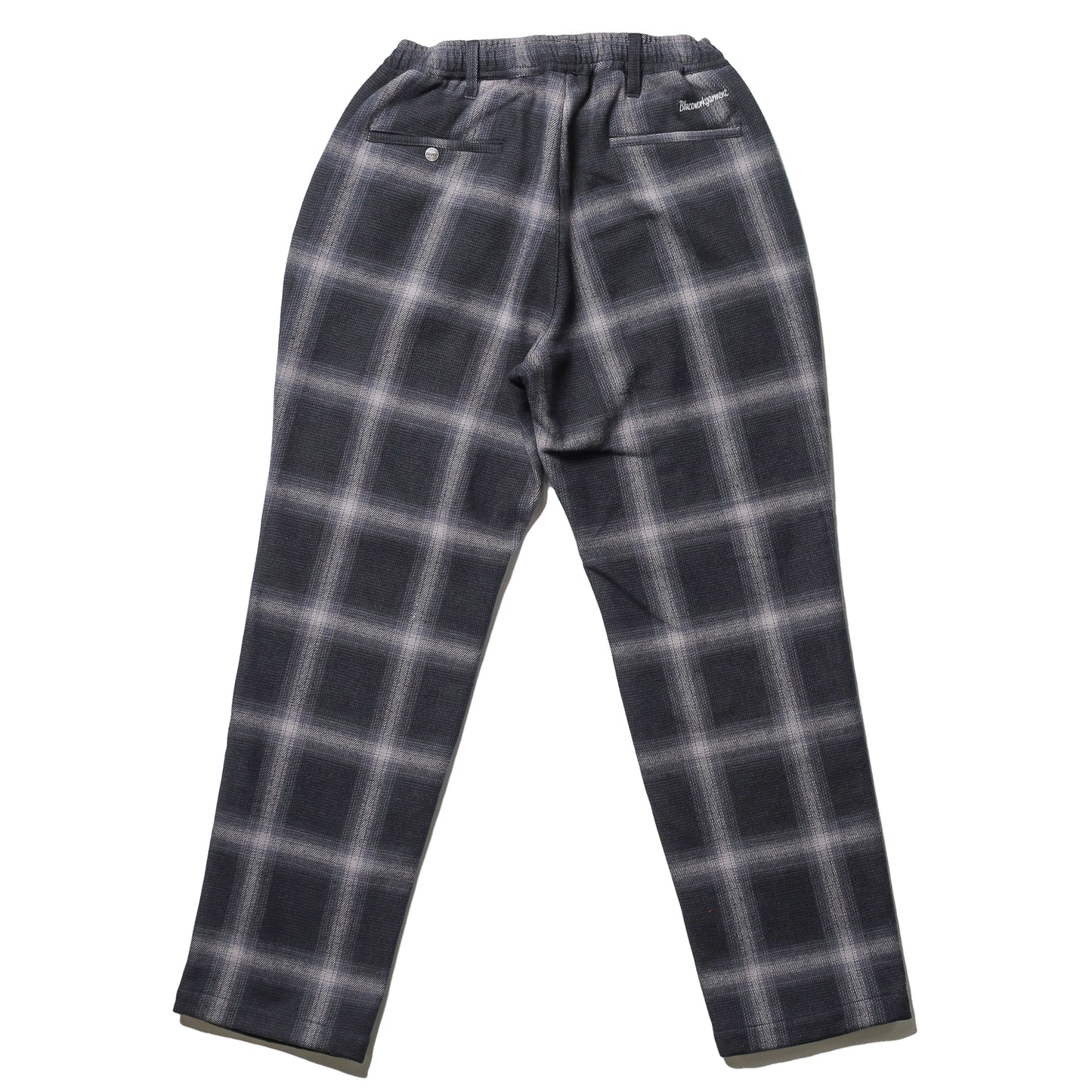 BLUCO / OMBRE CHECK WARM EASY PANTS (BLACK)