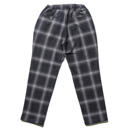 BLUCO / OMBRE CHECK WARM EASY PANTS (BLACK)