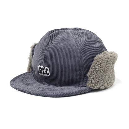 BLUCO / CORDUROY EAR FLAP CAP (GRAY)