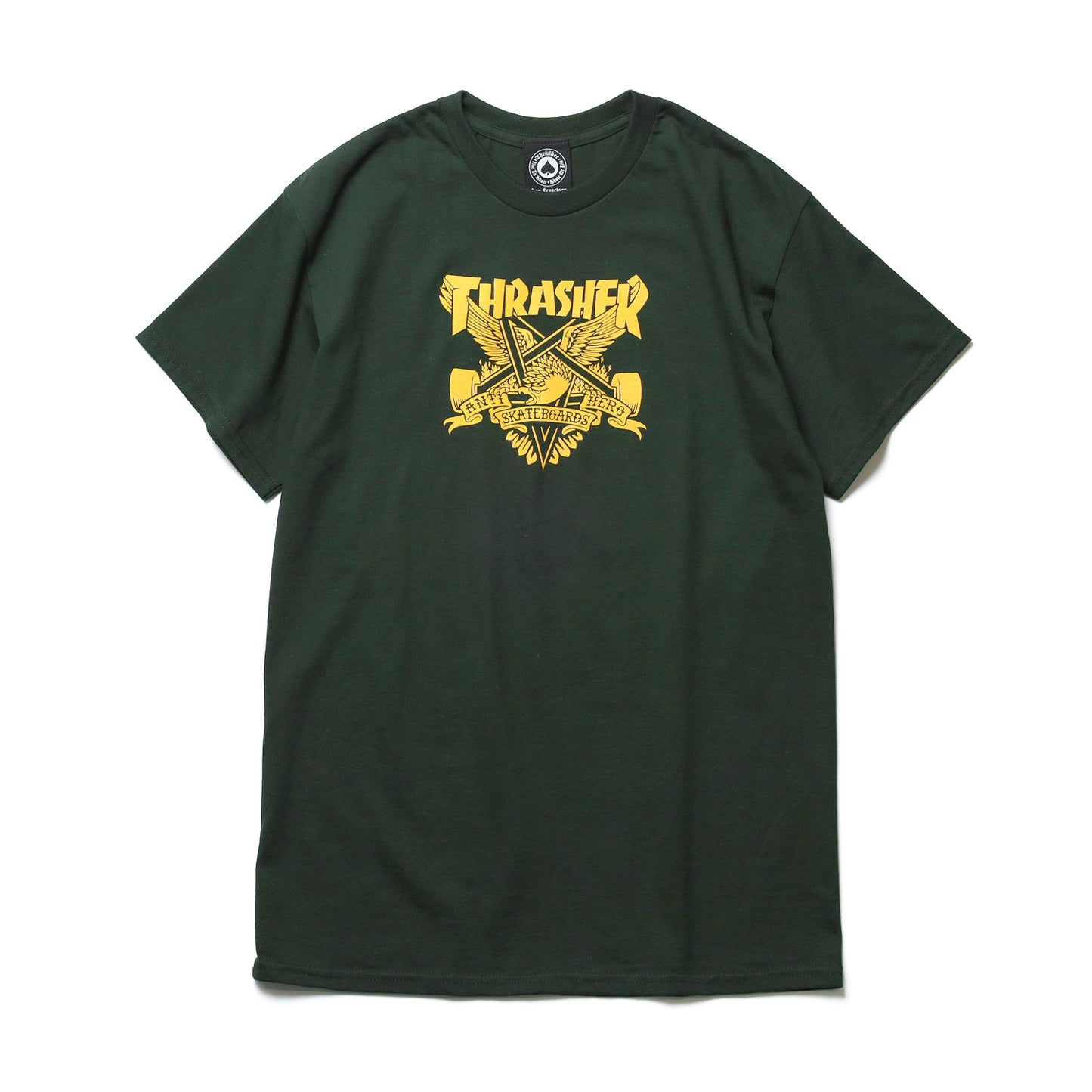 THRASHER X ANTIHERO / EAGLEGRAM TEE (FOREST GREEN)