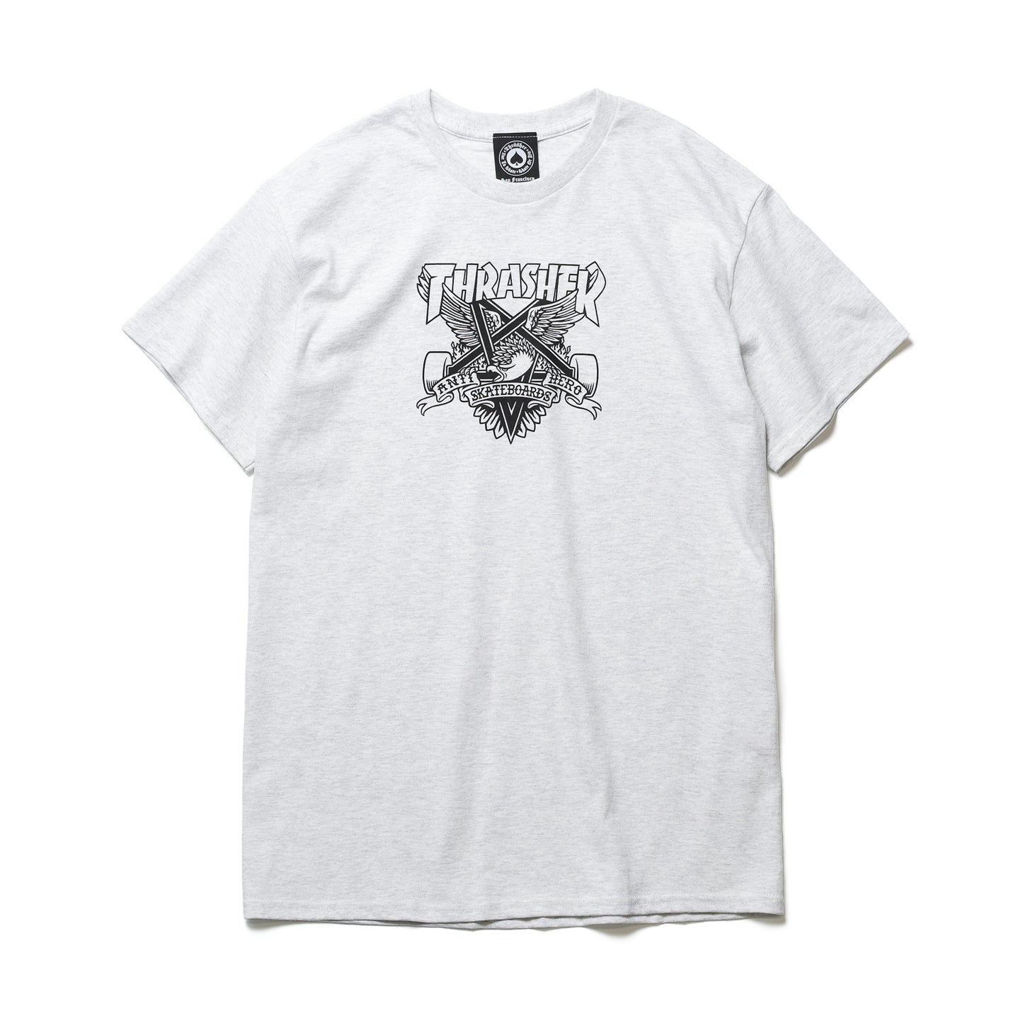 THRASHER X ANTIHERO / EAGLEGRAM TEE (ASH GREY)