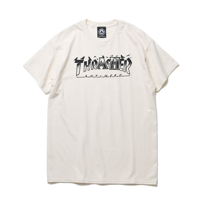 THRASHER X ANTIHERO / PIGEON MAG TEE (NATURAL)