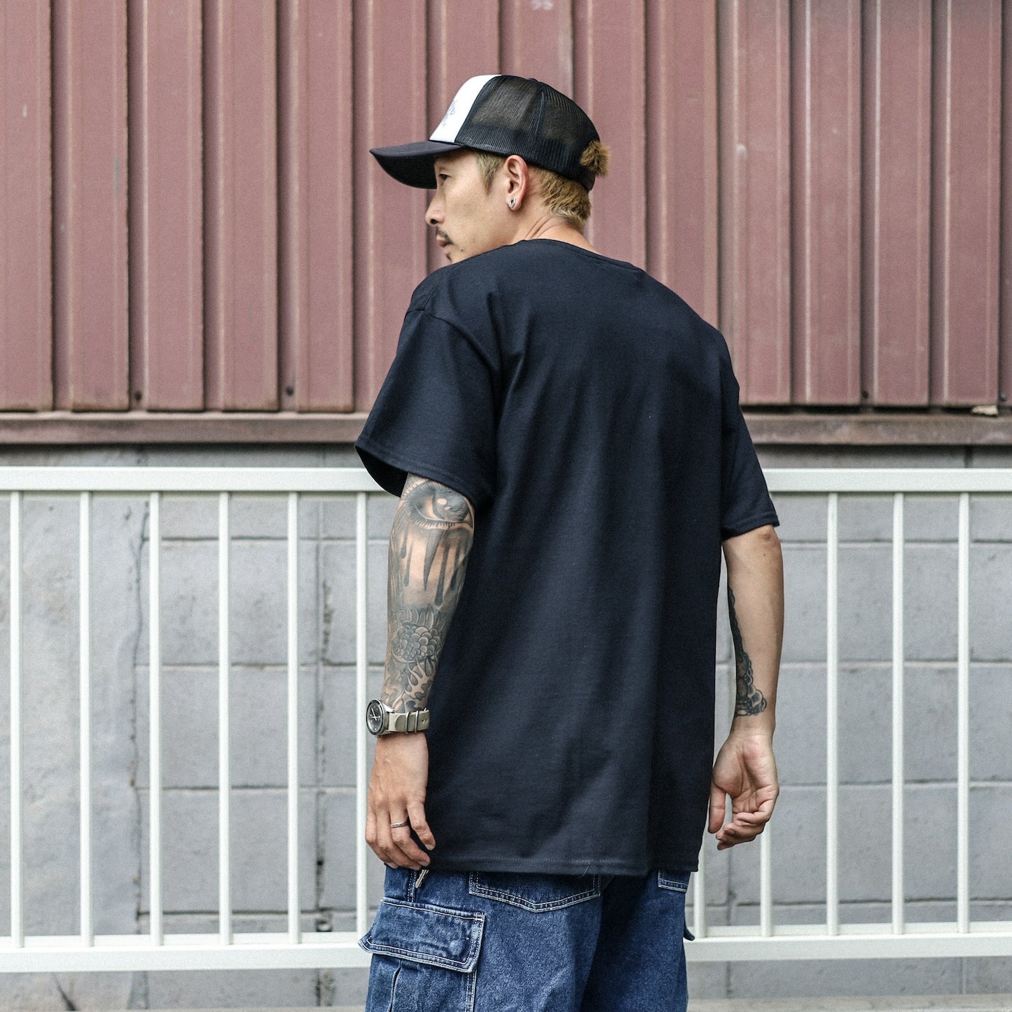 THRASHER X ANTIHERO / EAGLEGRAM TEE (BLACK)